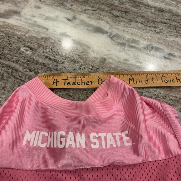 Light pink doggy Michigan State jersey shirt - Picture 3 of 5